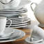 Cheemeng Porcelain China Dinnerware Set 78 Piece - Service for 12