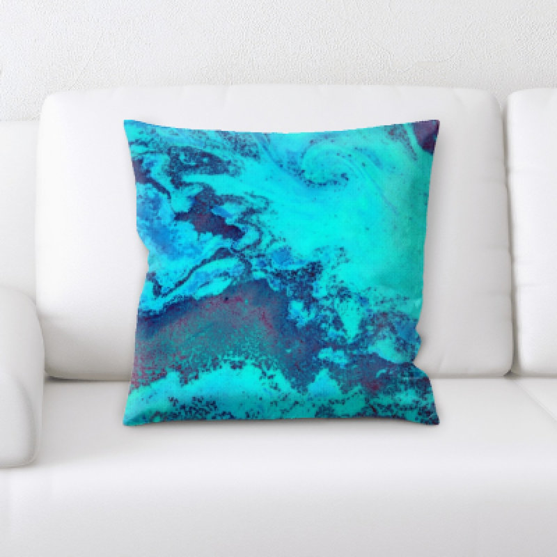 Microsuede Throw Pillow