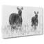 Two Zebras in Abstract - Wrapped Canvas-55303021