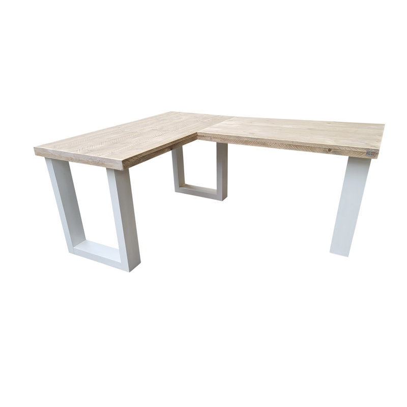 Mauldin L-Shaped Writing Desk, 75cm H x 190cm W x 120cm D