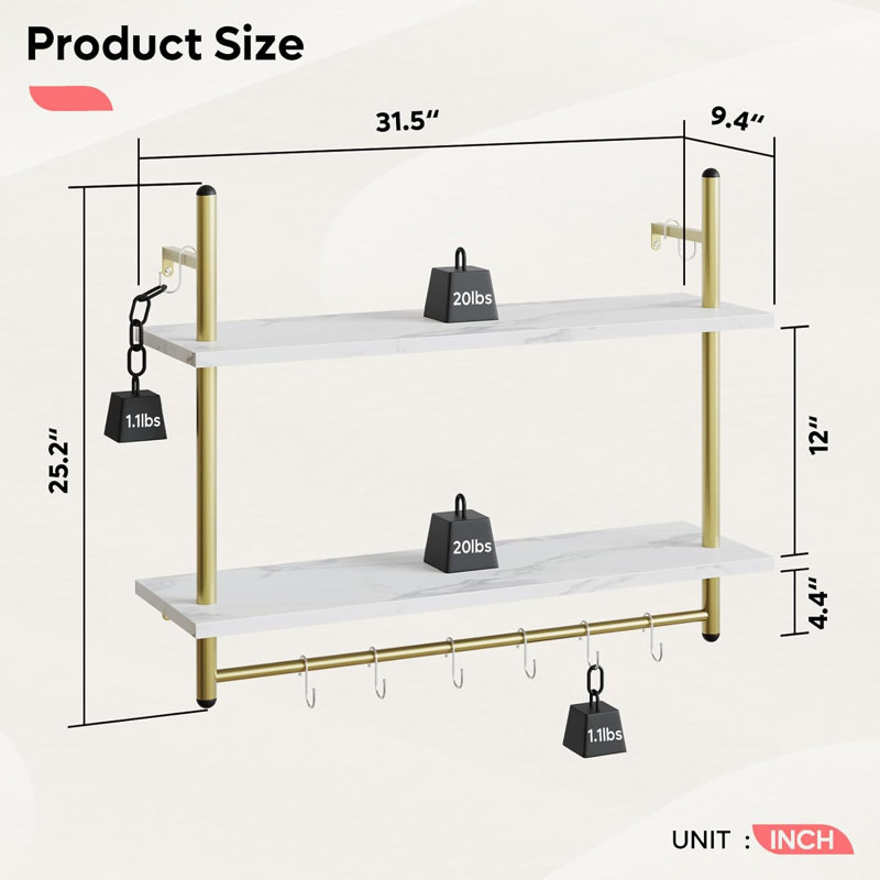 Rangement pour salle de bain Alisynn