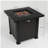 28-inch square fire pit table