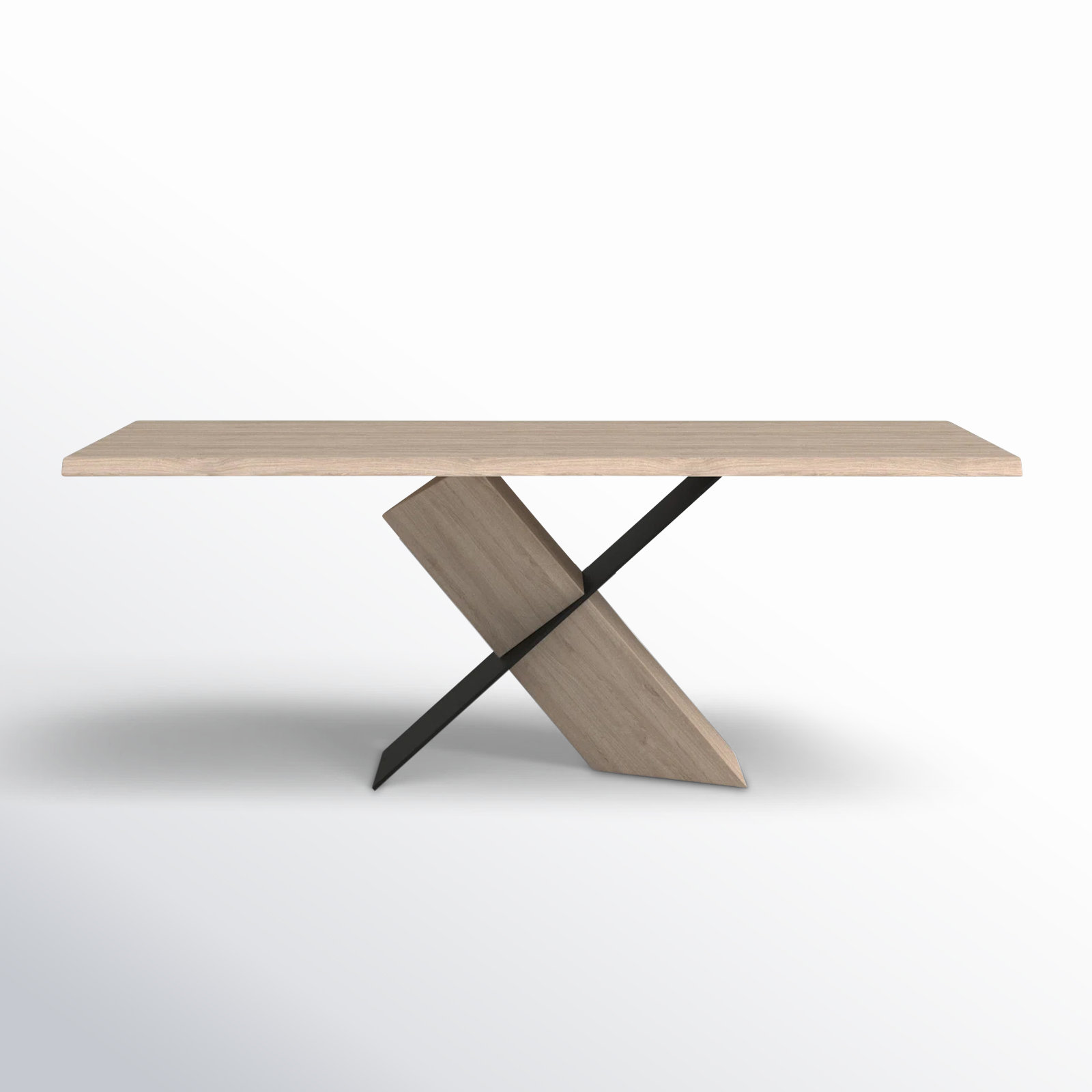 Delmer 79" Oak Dining Table