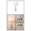 Lycia 28.74" Antique Brass/White Table Lamp