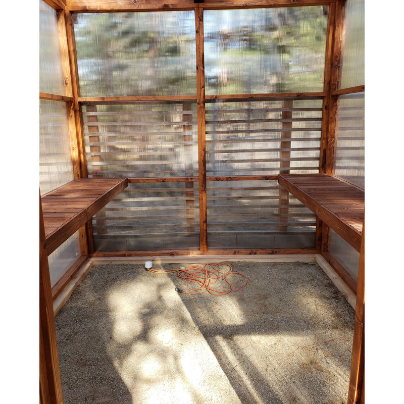 Lifestyle Package Greenhouse Kit, 8'7" W x 12'7" D