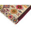 Tapis beige / rouge en laine noué à la main à motif sud-ouest de 4 pi 4 po x 6 pi 1 po Cedorah