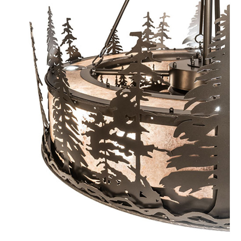 Tall Pines Downrod Ceiling Fan