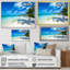 «Tropical Beach with Palm Shadows» de Mattos - reproduction de photo-2014784671-2095482900