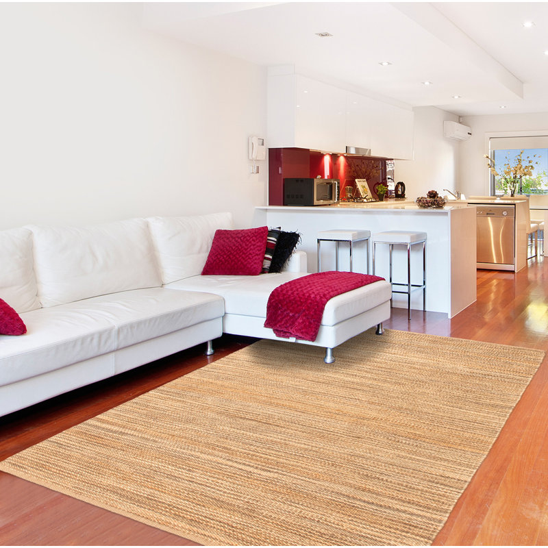 Tapis brun clair Varina