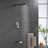 Pressure-Balanced (Temperature Control Only) Complete Shower System-93620295