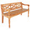 Banc pour hall d'entrée avec banc pour le couloir en bois d'acajou de style entier