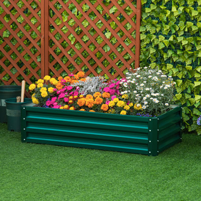 Lit surélevé pour jardin Outsunny
