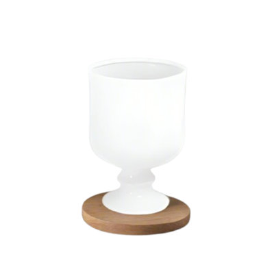 Vase Dolomite blanc brillant