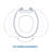 Round Toilet Seat and Lid