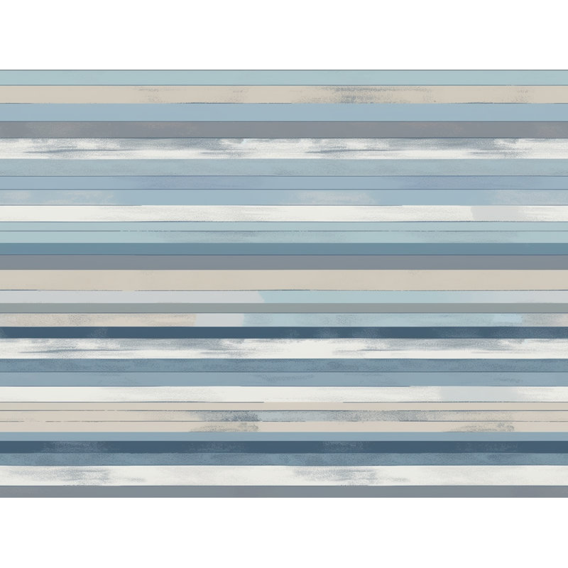 Horizontal Stripes Bedding Striped Comforter Blue, Édredon très grand
