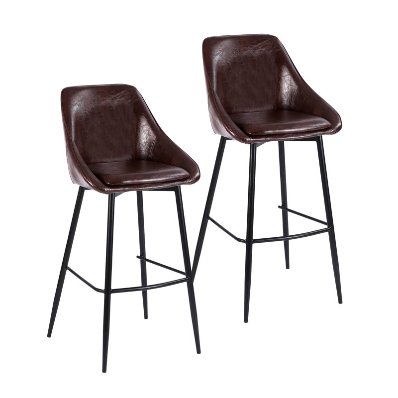 Dani Bar Stool, Brown, Bar Stool (29” Seat Height)