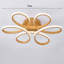 Innsbrook Modern Acrylic Light-adjusted Petal Ceiling Light 1-Light Semi Flush Mount Light-1120027992-1135634108