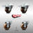 4 Piece High Temp Phenolic Caster Set
