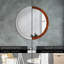 Huldar Glass Flat Wall Mirror