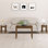Tavin Solid Wood Top Four Leg Rectangular Nesting Side Tables