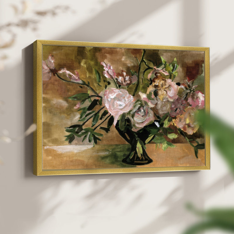 Le Bouquet II - Reproduction encadrée - Restickable, H 8 po x l 10 po