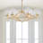Rozalie 6 - Light Dimmable Wagon Wheel Chandelier