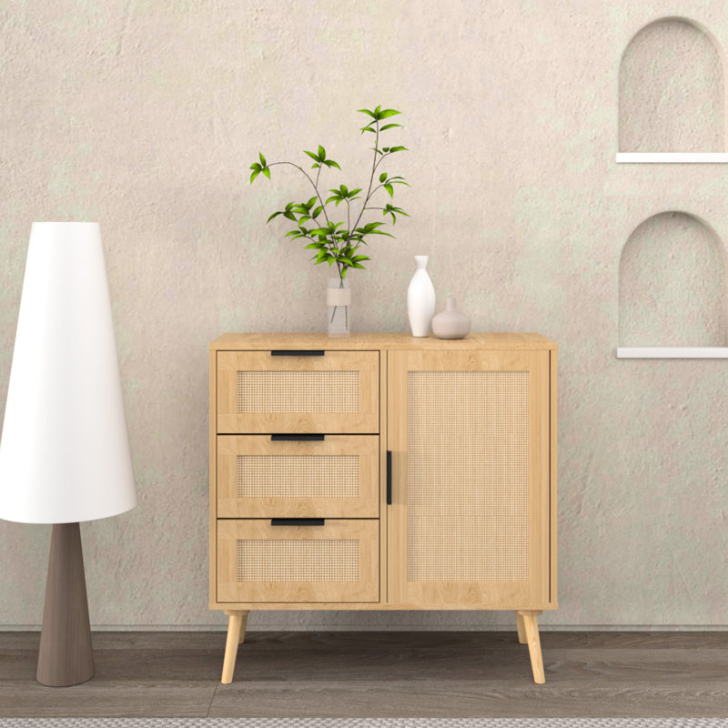 Rangement de chambre à coucher dans une armoire en bois - 3 tiroirs, tablette réglable, assemblage facile, procédure d'assemblage facile, options de tablettes polyvalentes, expérience sans effort