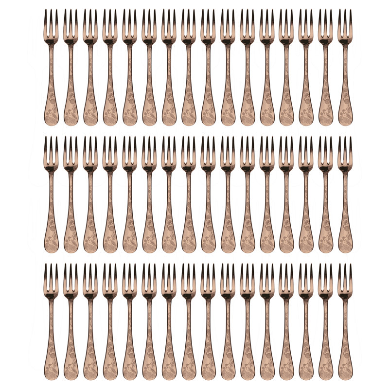 Venere Serving Fork - 48 Pieces, Bronze