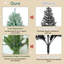 Arbre de Noël artificiel épinette bleue non éclairé -2037760601