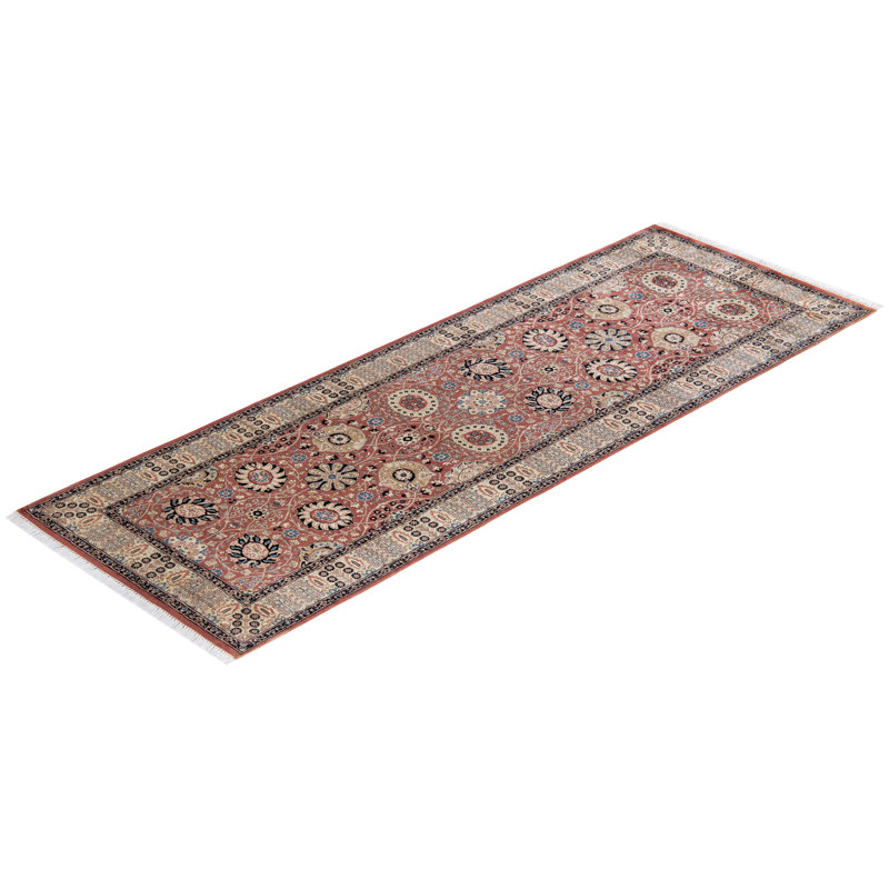 Classic One-of-a-Kind 3' 2" X 8' 10" Hand Knotted Area Rug