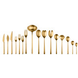 Linea 126 - Piece Stainless Steel Flatware Set - Service for 12