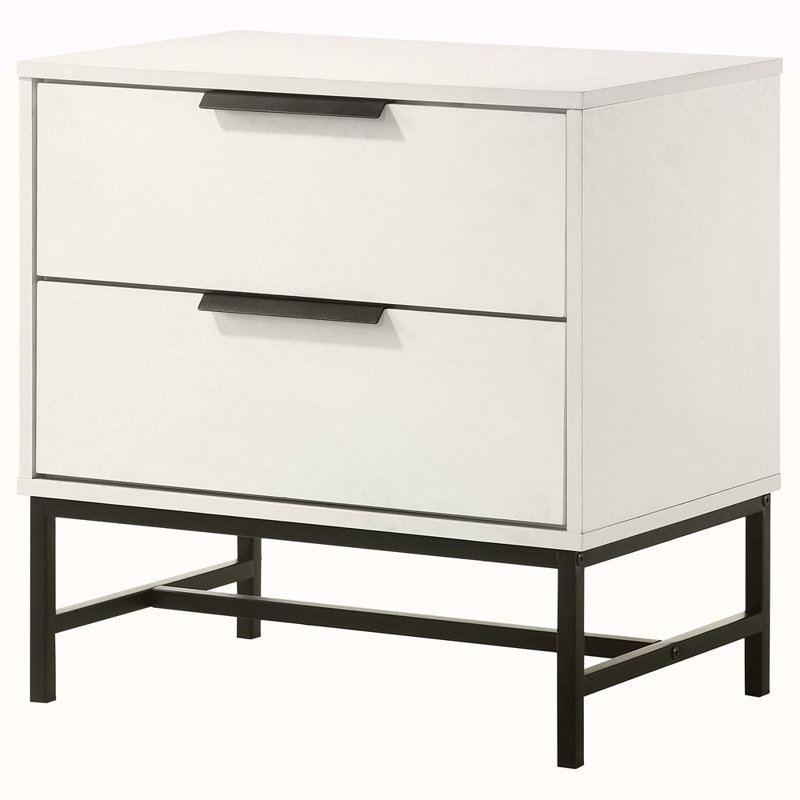2-Drawer Nightstand Bedside Table
