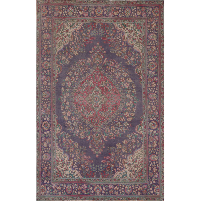 Tapis traditionnel bleu marine 7 x 10