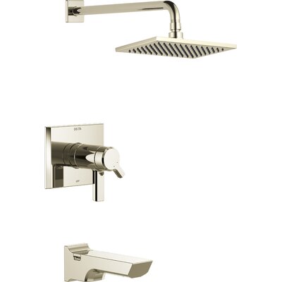 Pivotal® Tub and Shower Faucet with H2Okinetic® Technology -  Delta, T17T499-PN-PR