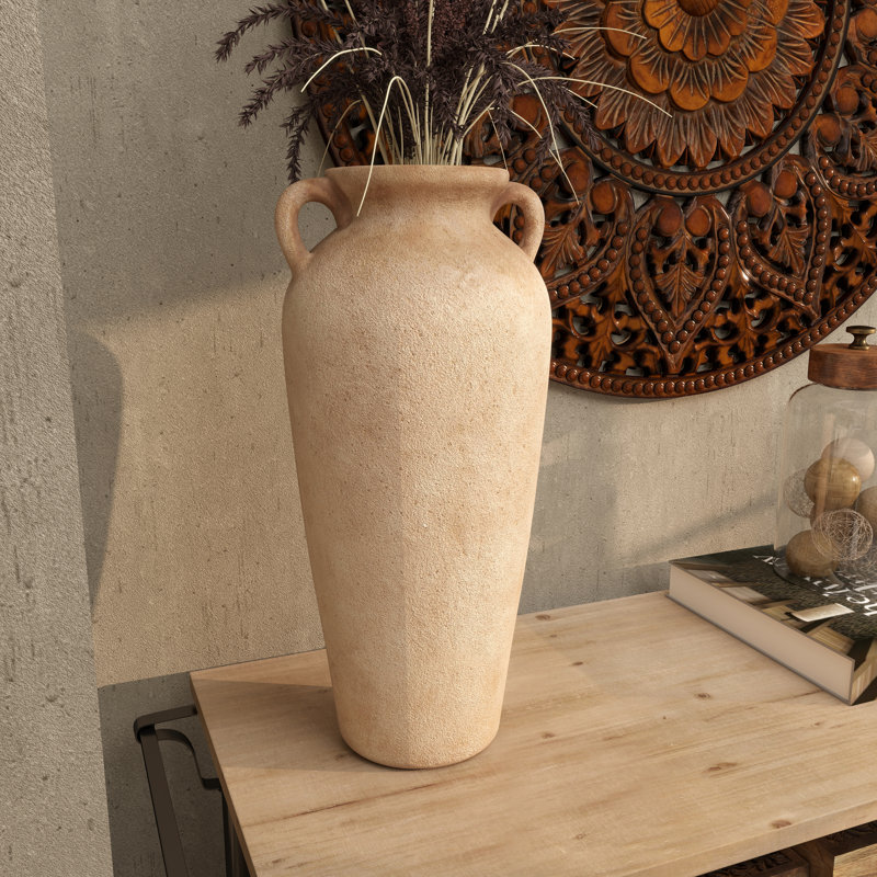 Vase en céramique Brera, Marron clair