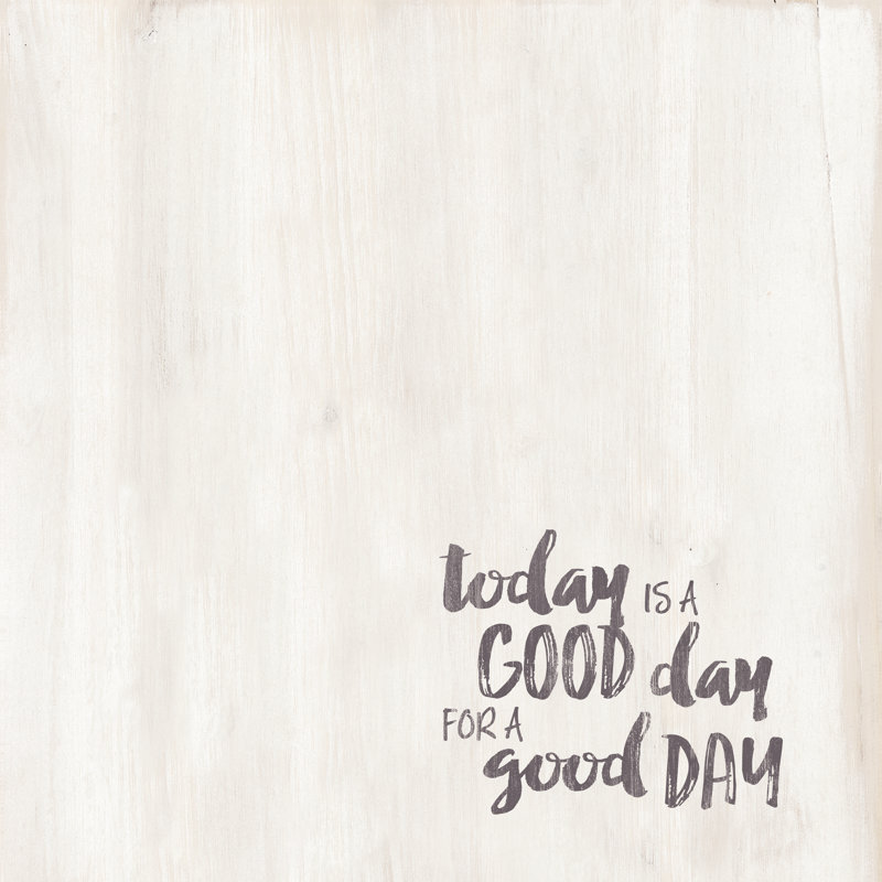 Good Day - Wrapped Canvas Print, 122cm H x 122cm W x 3.8cm D