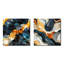 Jeter - Abstract Collages Square Collage Set Of 2-101858675-101858673