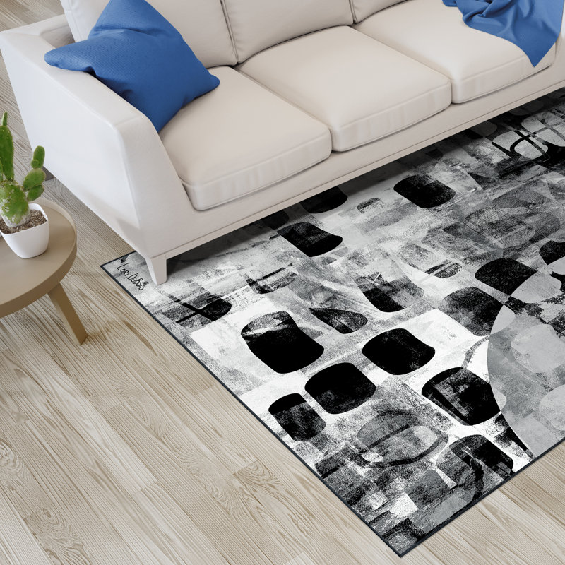 Dree Abstract Indoor Rug, Rectangle 5' x 7'6"