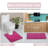 Luxury 100% Cotton Bath Rug (Set of 2) Reversible-1296832064-1296832068