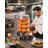 Countertop Vertical Rotating Oven 15 lbs Rotisserie Shawarma Machine, for Chicken Beef Mutton Pork, LPG Heating, Stainless Steel Body Grill Roaster, Dual-Zone Heat Control, Meat Catcher