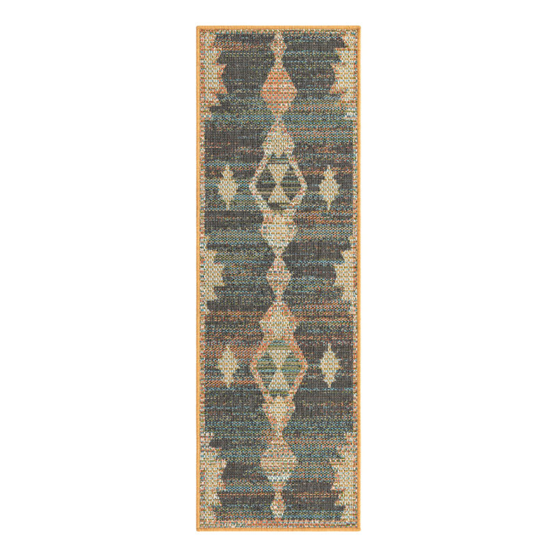 Barnesville Machine Woven Geometric Area Rug, Runner 2' x 5'11"