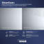 Gradient 59.63" W x 58.06" H Double Sliding Bath Door with CleanCoat® Technology-2097244902-2046797851