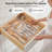 Expandable Silverware Organizer, Kitchen Drawer Tray, 6-9 Slots，Clear
