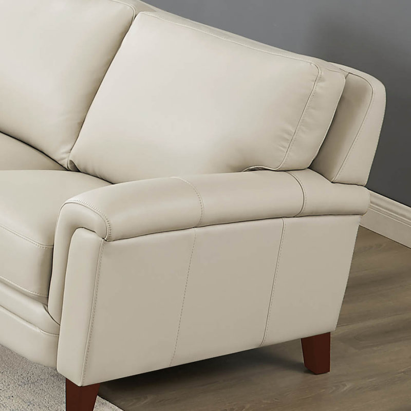 Causeuse moderne en cuir Westcott