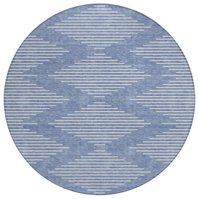 Velina Denim Washable Indoor-Outdoor Rug - 