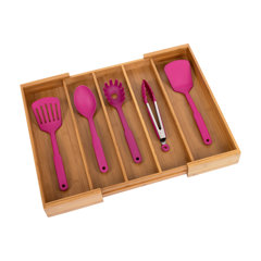 The OXO Good Grips Expandable Kitchen Tool Drawer Organizer helps you  conquer kitchen clutter.