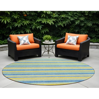 Tapis intérieur rond 8 po