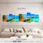 Maldives Beach Resort, reproduction d'art sur toile-2135334986