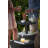 Artem Cool Bar Outdoor Patio Furniture and Side Table with 7.5 Gallon Beer and Wine Cooler Pop-up Cocktail Table 2in 1 Combo-1295984427