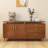 Transitional Modern Wood Grain Dining Buffet Sideboard With Multi-Storage Cabinets & Drawers
